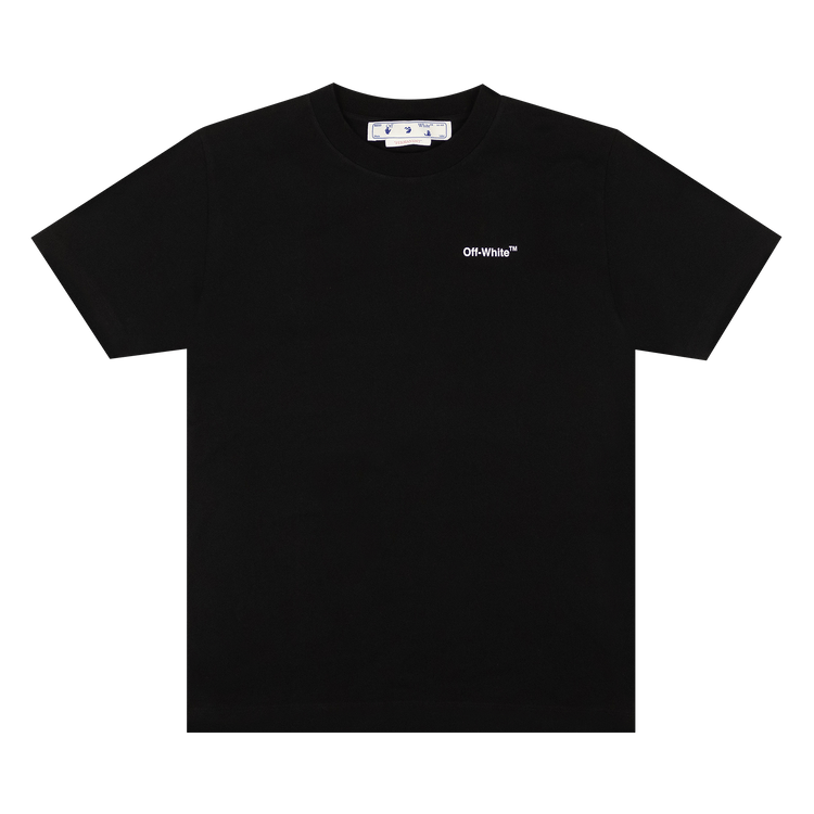 Off-White Caravag Arrow Slim Short-Sleeve Tee "Black/White"