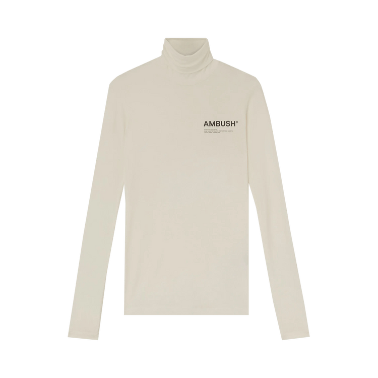 Ambush Jersey Workshop Turtleneck "Tofu/Black"