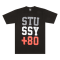 Stussy +80 Tee "Black"