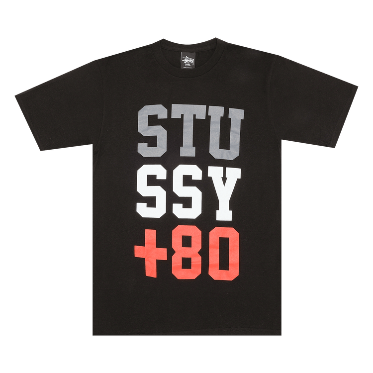 Stussy +80 Tee "Black"