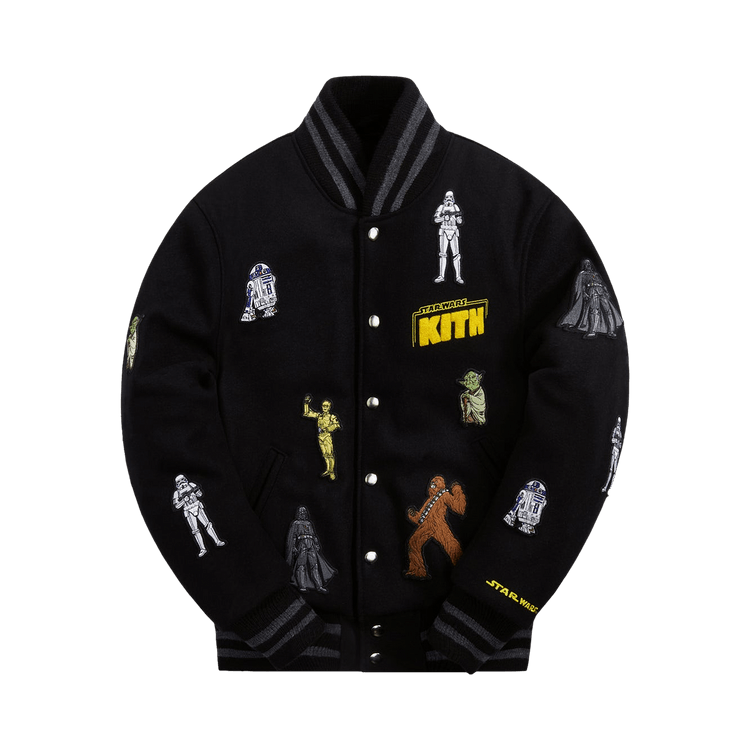 Kith For Star Wars for Golden Bear Varsity Jacket "Black"