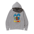 BAPE x Dragon Ball Z Super Son Goku & Vegeta Hoodie "Grey"
