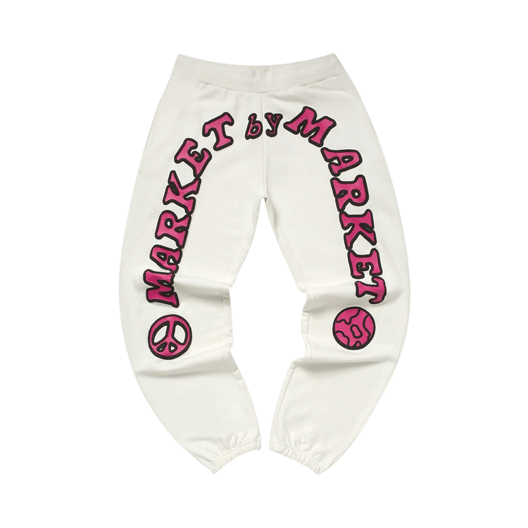 Market Cali Arc Peace Sweatpants "Cream"