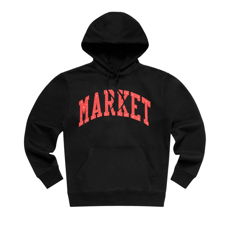 Market Arc Puff Hoodie "Black"