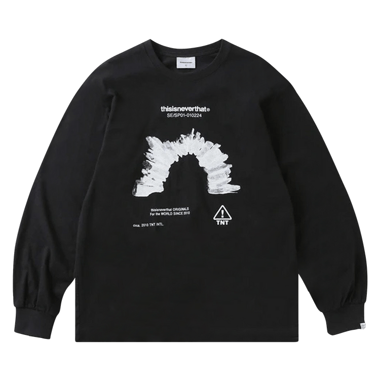 thisisneverthat Rock Balancing Long-Sleeve Tee "Black"