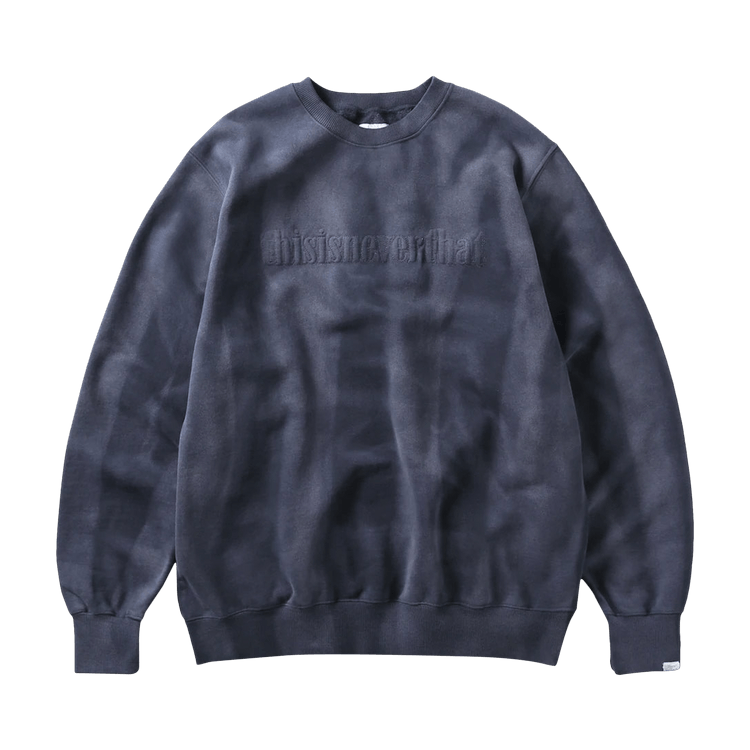 thisisneverthat Sun Faded Crewneck "Dark Navy"