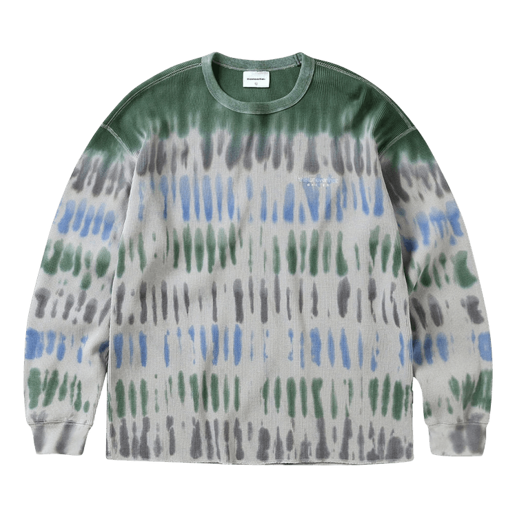 thisisneverthat Tie Dye Waffle Long-Sleeve Top "Grey"