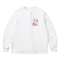 thisisneverthat Stacked Cards Long-Sleeve Tee "White"