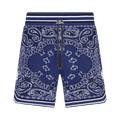 Amiri Bandana B-Ball Short "Blue/Black"