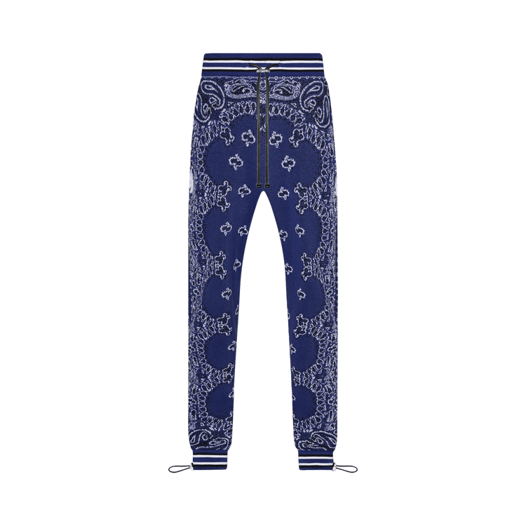 Amiri Bandana B-Ball Sweatpants "Blue/Black"