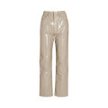 Agolde Recycled Leather 90"s Pinch Waist Jean "Beige'