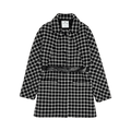 Courrèges Heritage Coat "Black/White"