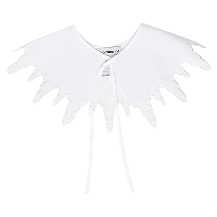 Rabanne Scalloped Collar "White"