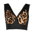 Rabanne Cropped Top "Leopard"