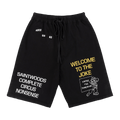 Saintwoods You’Re The Punchline Shorts "Black"