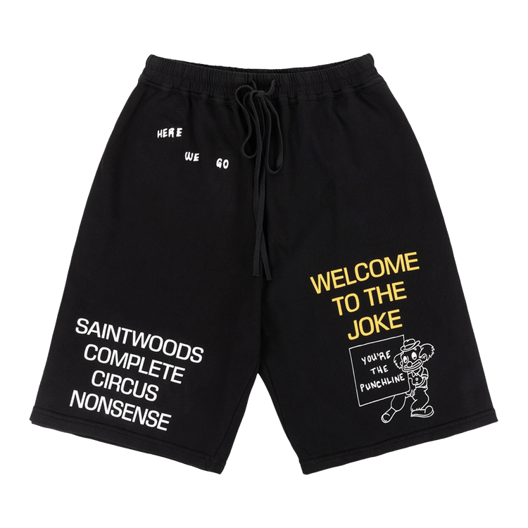 Saintwoods You’Re The Punchline Shorts "Black"
