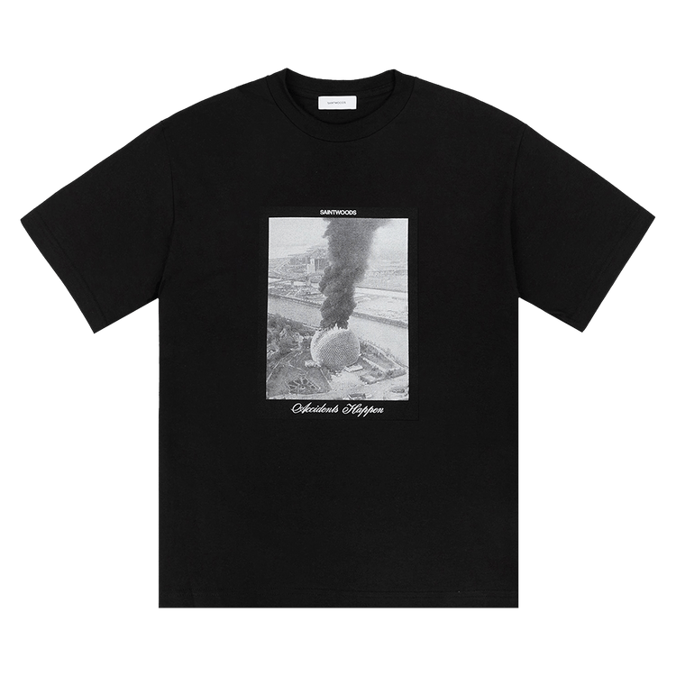 Saintwoods Accidents Happen T-Shirt "Black"