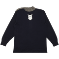 Maison Margiela Owl Intarsia Knit Jumper "Navy"