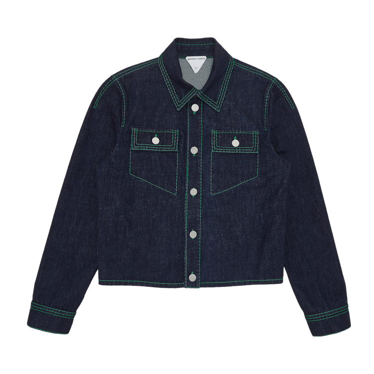 Bottega Veneta Jacket Embroidery 3-Stitch "Indigo"