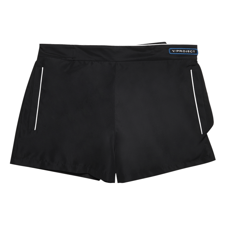 Y/Project Lazy Nylon Shorts "Black"
