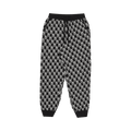 We11done Black Logo Knit Jacquard Trousers "Black"
