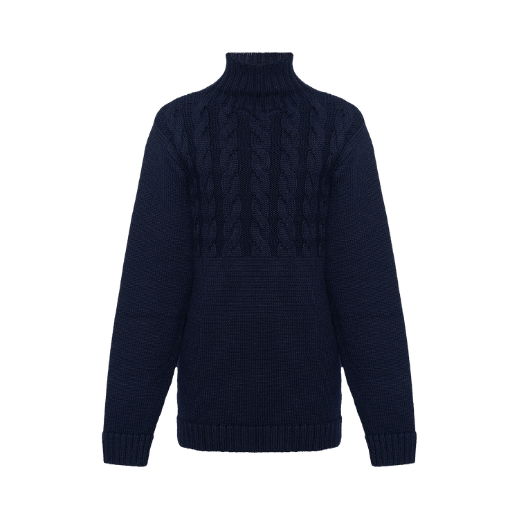 Maison Margiela 4 Stitch Turtleneck Sweater "Navy"