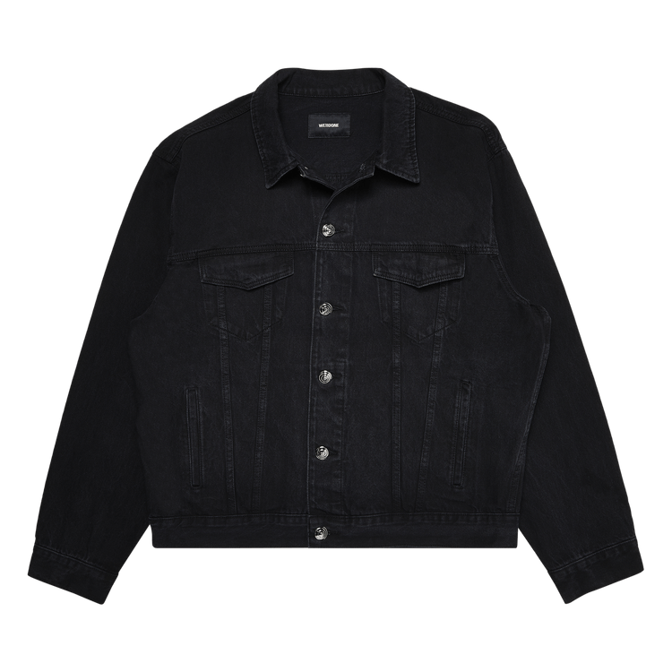We11done Oversize Denim Trucker Jacket "Black"