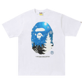 BAPE Christmas Ape Head Glow In The Dark Tee "White"