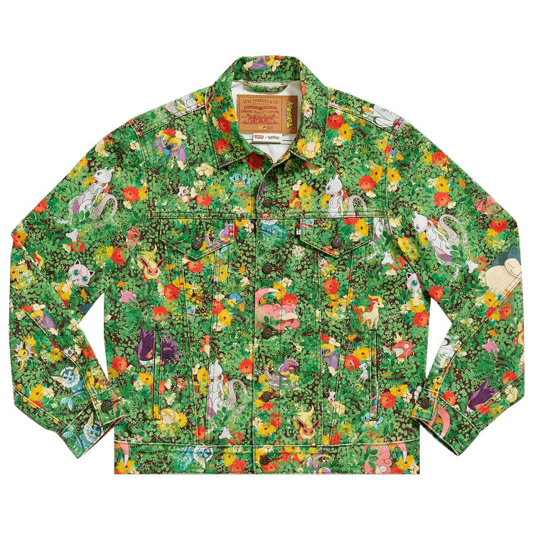 Levi"s x Pokémon Vintage Fit Trucker Jacket "Garden Multicolor'
