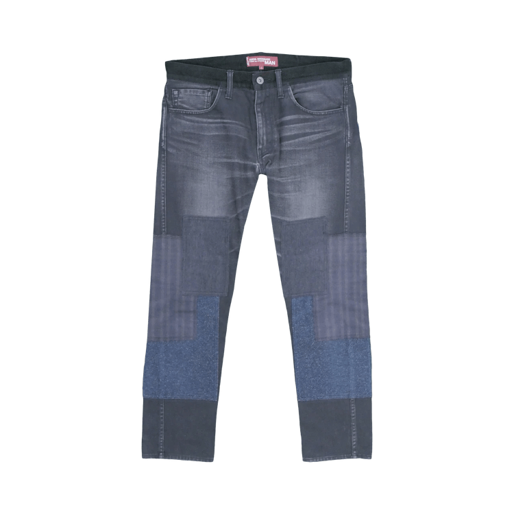 Comme des Garçons x Junya Watanabe MAN x Levi's Archive Patchwork Denim Jeans 'Black/Blue'