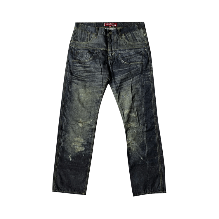 Comme des Garçons x Junya Watanabe MAN x Levi's Printed Damage Denim Jeans 'Blue'