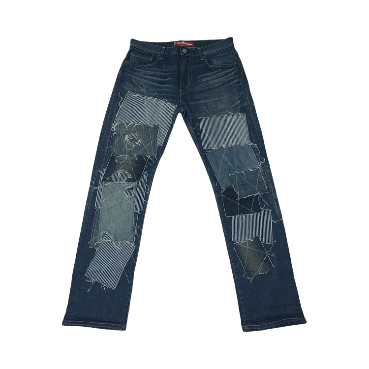 Comme des Garçons x Junya Watanabe MAN x Levi's Patchwork Jeans 'Blue'