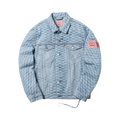 Kith For Levi's Salt Bleached AOP Trucker Jacket 'Light Blue'