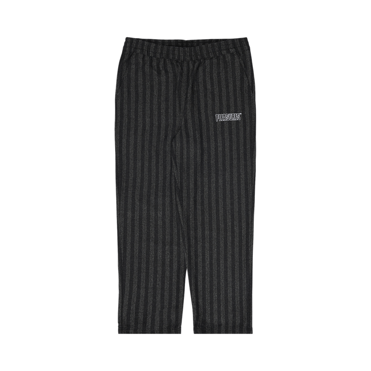 Pleasures Control Striped Easy Pant "Black"