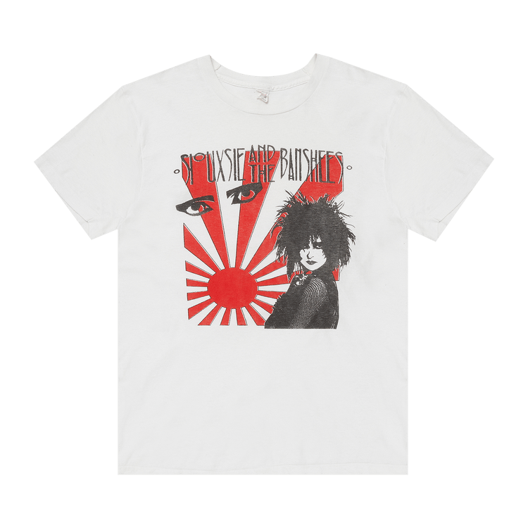 Vintage Siouxsie And The Banshees Rising Sun Tee "White"