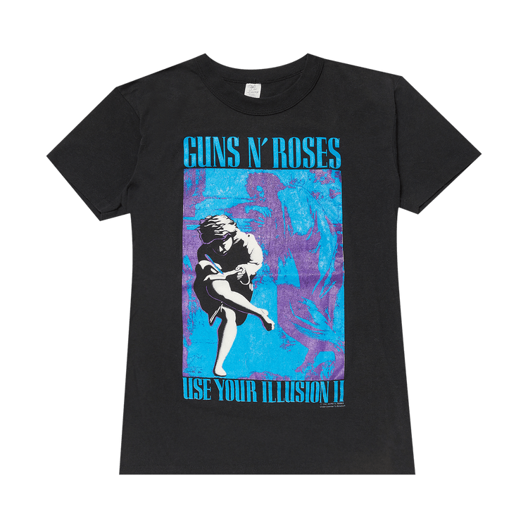 Vintage Guns N" Roses Use Your Illusion II Tour Tee "Black'