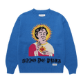 Wacko Maria Crew Neck Sweater (Type-2) "Blue"
