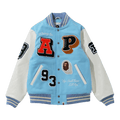 BAPE Crazy Patch Varsity Jacket "Sax"