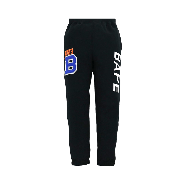 BAPE Patch Sweat Pants "Black"