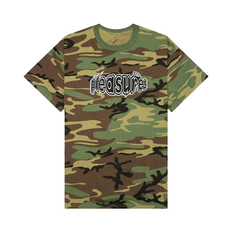 Pleasures Strain Logo T-Shirt "Camo"