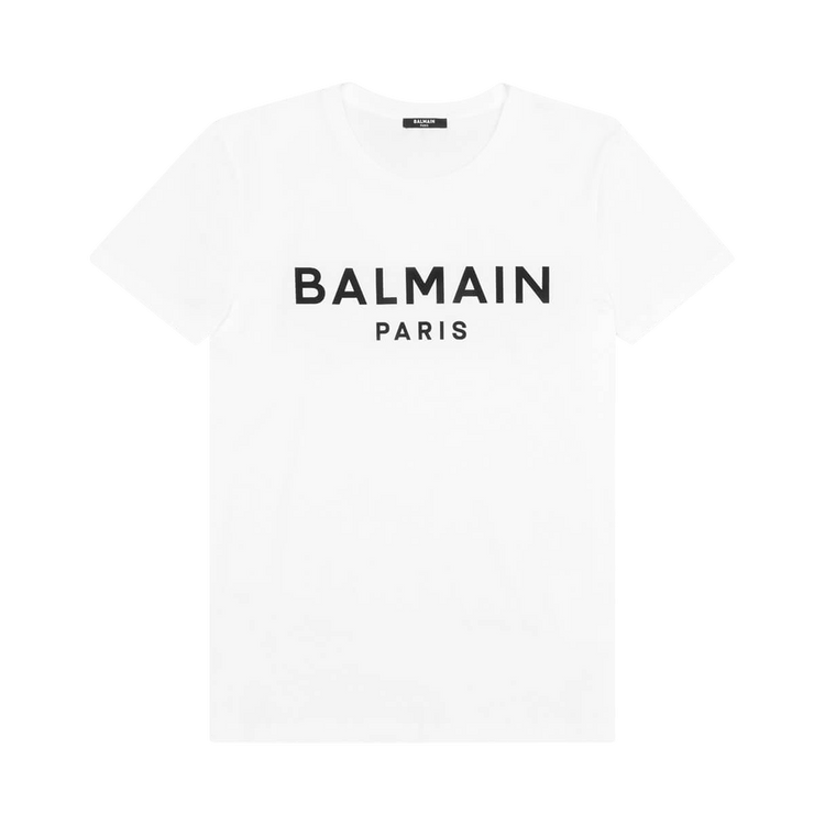 Balmain Printed T-Shirt "Blanc/Noir"
