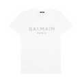 Balmain Foil T-Shirt "Blanc/Argent"