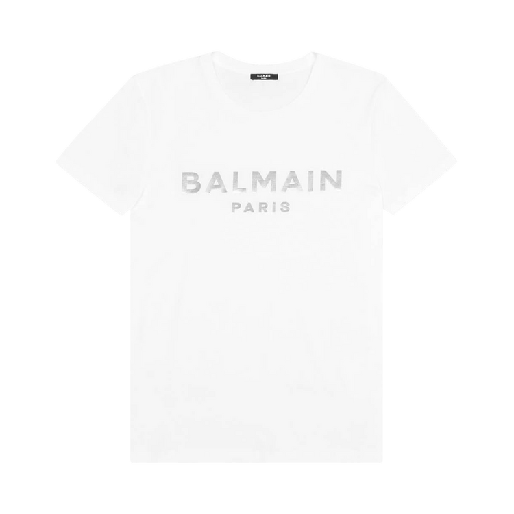 Balmain Foil T-Shirt "Blanc/Argent"