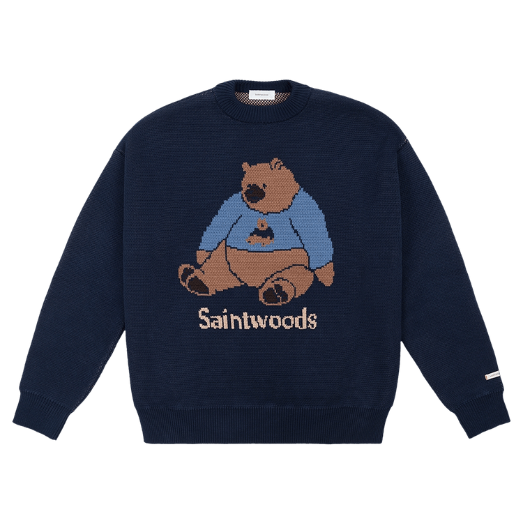 Saintwoods Big Bear Knit "Navy"
