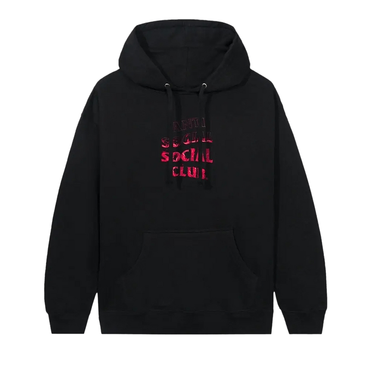 Anti Social Social Club A Fire Inside Hoodie "Black/Pink Flame"