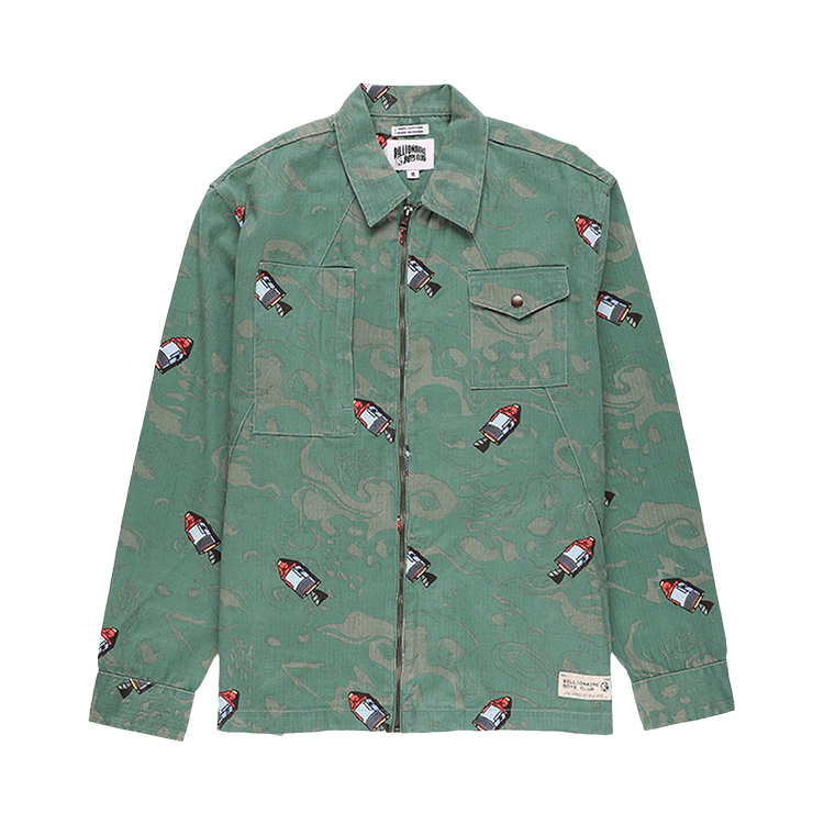Billionaire Boys Club Space Woven Shirt "Green"