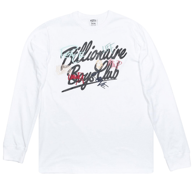 Billionaire Boys Club United Long-Sleeve Tee "White"