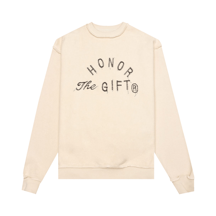 Honor The Gift HTG Weathered Crewneck "Cream"