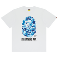 BAPE ABC Camo By Bathing Tee "White/Blue"