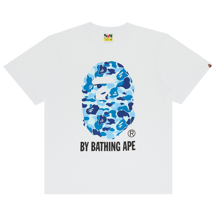 BAPE ABC Camo By Bathing Tee "White/Blue"